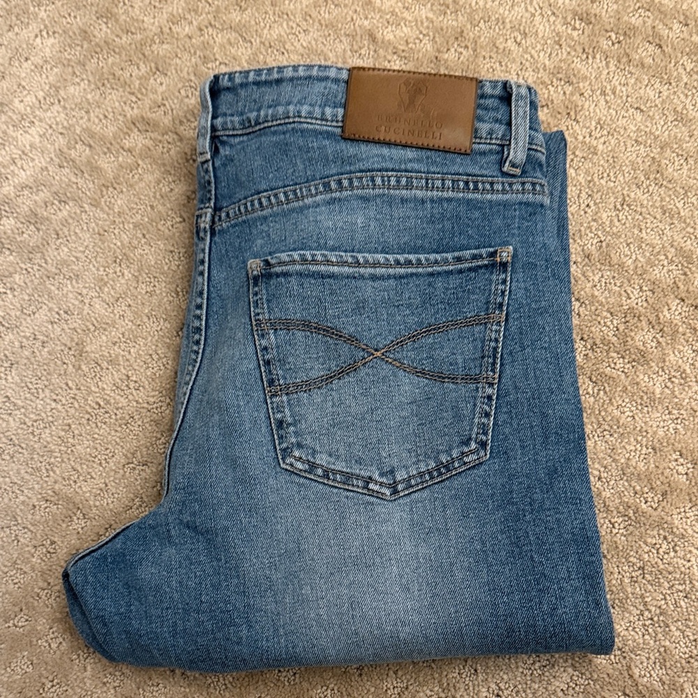 Brunello Cucinelli Classic Blue Jeans